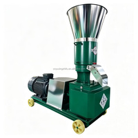 Nouvelle machine extrudeuse de granulés d'aliments pour animaux à haute productivité 300 kg/h en acier au manganèse