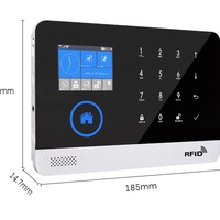 Système d'Alarme de Sécurité Tuya GSM+WiFi Vente Chaude 2025 Kit de Démarrage Alarme Maison 433MHz pour la Sécurité Domiciliaire Fonctionne avec l'Application Tuya Smart