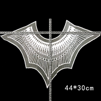 Corset en dentelle de Polyester pour femmes, broderie, accessoires de mode, patch de poitrine coloré, dentelle