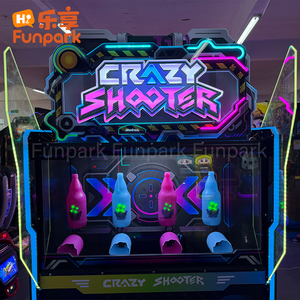 Machine de jeu d'arcade à griffes lumineuse LED colorée, machine à griffes à monnayeur pour discothèques et centres de divertissement - Product Image 1