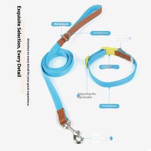 Collar de perro de tracción antirotura <span class=keywords><strong>para</strong></span> <span class=keywords><strong>perros</strong></span> pequeños y medianos, Collar de Mascota de poliéster de patrón sólido <span class=keywords><strong>para</strong></span> entrenamiento transfronterizo de <span class=keywords><strong>Amazon</strong></span> - Product Image 3