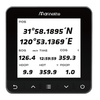 Instrument multifonction DC 24V pour l'électronique marine Lecteur de vitesse du vent de voile de 4.2 pouces Pare-brise étanche IPX7 pour bateaux