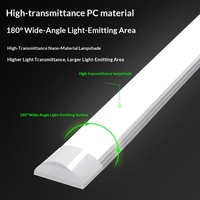 Lampe de purification LED à usage industriel, vente directe usine, avec support intégré, tube T8, bande lumineuse haute luminosité pour atelier