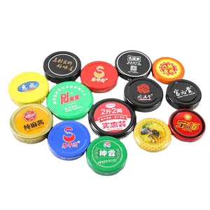 38mm 43mm 48mm 53mm 58mm 63mm 70mm 82mmツイストオフメタルボトルキャップ缶詰ジャー蓋