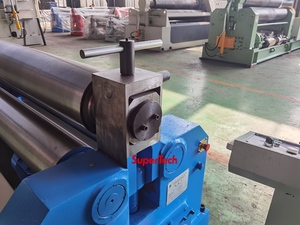 Supertech W12-12x2500 4-con lăn <span class=keywords><strong>CNC</strong></span> thủy lực Tấm CuộN Máy uốn cho cuộn dây thép & tấm kim loại - Product Image 3