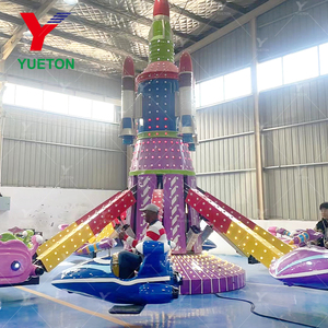 Avión Giratorio Interactivo de 12/16 Brazos con Luces LED y Música para Niños, Ideal para Parques de Atracciones - ¡Venta Caliente! - Product Image 2