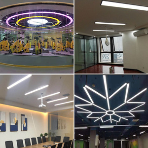 Lampada Lineare LED, Lampadario LED per <span class=keywords><strong>Ufficio</strong></span>, Sistema di Illuminazione LED per Interni - Product Image 4