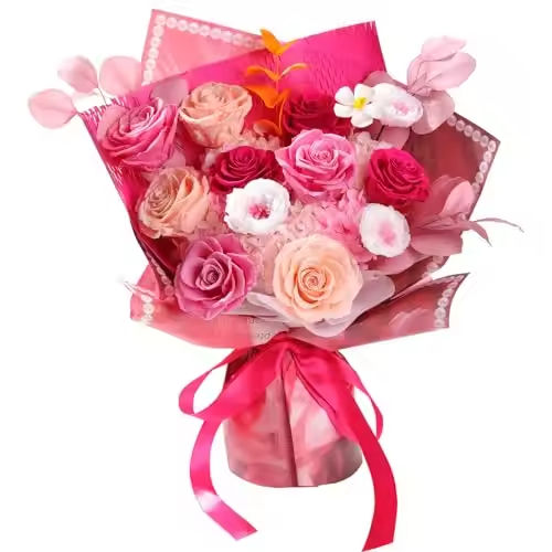 สีชมพูผสม