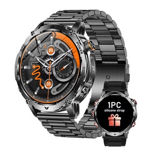 นาฬิกาสมาร์ทวอทช์รุ่น <span class=keywords><strong>AK102</strong></span> จากโรงงานโดยตรง สำหรับผู้ชาย ระบบ GPS โทรผ่านบลูทูธ หน้าจอ HD 1.7 นิ้ว กันน้ำ IP68 แบตเตอรี่ 1100mAh นาฬิกาสปอร์ต ติดตามการออกกำลังกาย - Product Image 1