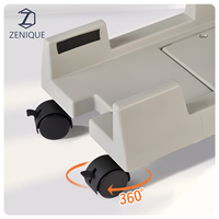 Support d'unité centrale mobile pour ordinateur de bureau Plateau d'ordinateur principal pour bureau à domicile