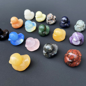 Ingrosso cristallo naturale fatto a mano giallo Calcite rosa quarzo varietà di cristallo di quarzo anatra - Product Image 3