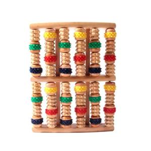 Rullo per Massaggio KSY a 6 File in Legno, Strumento per Agopressione, Punti di Tensione, Relax, Sollievo dal Dolore, Shiatsu, Yoga, Pilates - Product Image 4