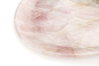 Plateau de service en marbre onyx rose pour la décoration de la maison, plat, plateau, vaisselle, marbre de quartz rose massif, sculpté à la main, objet de collection