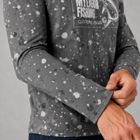 Chemises de pêche personnalisées OEM à manches longues UPF 50 avec logo par sublimation