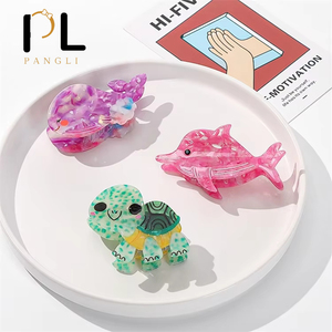 PL <span class=keywords><strong>WOW</strong></span> Sheila คลิปหนีบผมอะซิเตทสำหรับผู้หญิงเครื่องประดับผมดีไซน์ใหม่ - Product Image 1