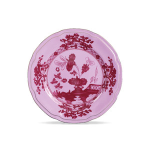 Assiettes de Présentation Luxe Rose Ondulées pour Mariage, Bord Doré, Grandes - Product Image 4