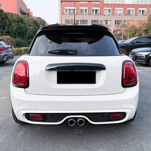Mini Cooper S Rear Spoiler Piano Black Carbon Fiber Texture F55 F56 2014-24 Trunk Wing ABS Material - Product Image 1