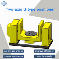 Positionneur intelligent rotatif en U à double axe pour robot de soudage, équipement auxiliaire de soudage, robuste et de qualité industrielle