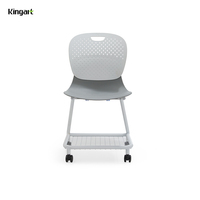 Chaise de réception moderne en plastique pour salles d'attente, événements hôteliers, conférences, formations et lieux scolaires