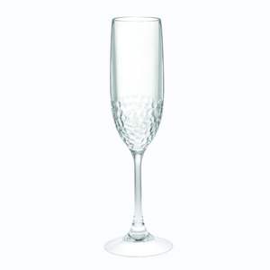 Flûtes à champagne Db 6oz en plastique incassable, lot de 4 pour mariages, design moderne - Product Image 1