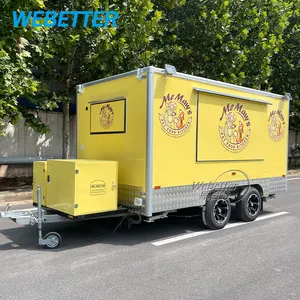 WEBETTER vendor Trailer makanan Hamburger Mobile katering makanan Van Churro keranjang Salon Trailer dokumen truk makanan dengan dapur