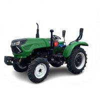Tracteur agricole 4x4 50 CV avec pneus larges et boîte de vitesses shuttle, vert
