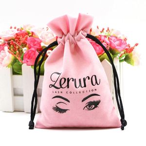Bolsa de Joyería de Terciopelo Reciclable con Cordón, Impresión Personalizada, Envoltorio Pequeño para Regalos, Anillos, Relojes, Gafas, Zapatos, Calcetines de Piel, con Grabado - Product Image 3