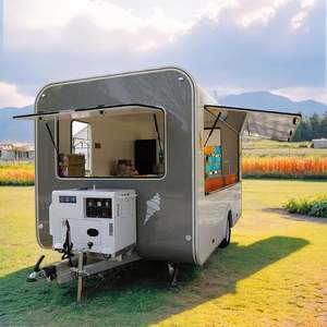 Remorque alimentaire Food Truck Bar mobile Camion de crème glacée Remorque pour chevaux Tuktuk Mini Food Truck Remorque fermée Chariot à hot-dogs - Product Image 2