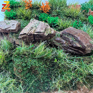 Fai da te a mano-tavolo di sabbia Set modello di costruzione materiale scena, corteccia di pietra di montagna roccia piattaforma - Product Image 4