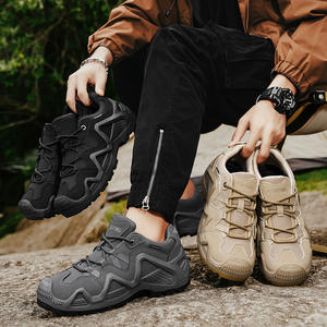 Vêtements de travail rétro à la mode pour hommes chaussures décontractées automne nouvelle semelle épaisse pour les sports de plein air alpinisme chaussures de randonnée antidérapantes - Product Image 5