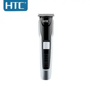 HTC AT-538 High Quality Rechargeable Zero Cutting T-Blade Hair Trimmer Barber Beard Shaver Cordless