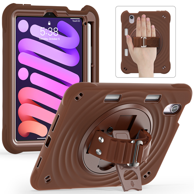 For iPad Mini 7 2024 Silicone Kid Case for iPad Mini A17 Pro 8.3 Inch for iPad Mini 6 2021 Cute Case for Kids