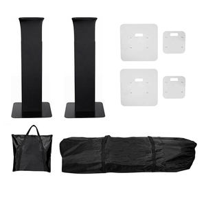 Support de <span class=keywords><strong>totem</strong></span> réglable LS024 Yinyu DDP RTS pour enceintes et éclairage, capacité 60 kg, avec écran de protection et sac, idéal pour événements DJ, mariages, fêtes - Product Image 2