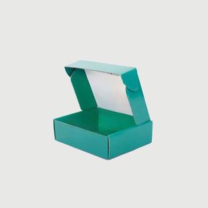 Caja de Embalaje de Papel Ecológica Personalizada, Fábrica OEM, Cajas de Regalo de Embalaje de Kraft Reciclable Corrugado con Logotipo Impreso de Lujo - Product Image 1