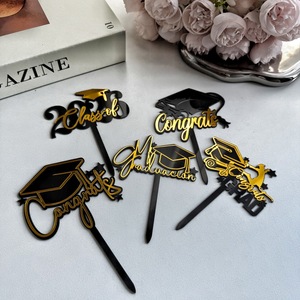 Honey And Sweetness Graduation <b>Cake</b> Topper Acrylic 2026 Class Of Congrats <b>Decorations</b> For Graduation Party <b>Supplies</b> - Product Image 2