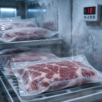 Sacs sous vide transparents en nylon, directement de l'usine, pour congélation à -18 degrés, conservation des aliments frais, approvisionnement en gros