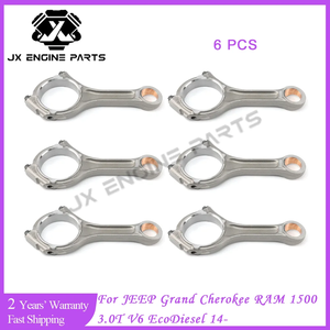 Комплект из 6 шатунов двигателя для Jeep Grand Cherokee, Ram 1500, Chrysler 300C 3.0 EXF EXN Turbo CRD 05-23 Eco Diesel 3.0L 3.0T VM63D - Product Image 2