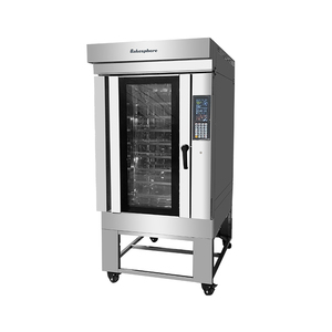 Équipement de machines de cuisson 10 plateaux support rotatif <span class=keywords><strong>four</strong></span> à convection rotatif Circulation d'air chaud <span class=keywords><strong>four</strong></span> à gaz boulangerie cuisson <span class=keywords><strong>four</strong></span> à <span class=keywords><strong>vapeur</strong></span> - Product Image 1
