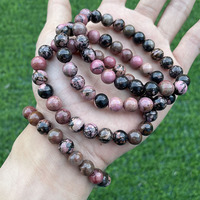 Pulseras de Piedras Naturales al por Mayor, Pulseras de Cristal Curativas para Mujeres y Hombres, Joyería de Moda, Tamaños 6mm y 8mm