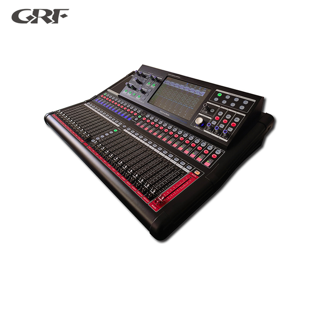 Professional Digital Audio Mixer with 34 Inputs 20 Outputs Flexible Audio Routing
