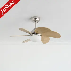 1stshine ventilateur de plafond lumière réversible DC moteur OEM pales ventilateur de plafond avec kit d'éclairage