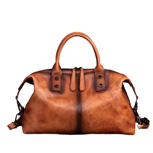 ¡Novedad de 2025! Bolso bandolera de un solo hombro desgastado para mujer, estilo Vintage Europeo Americano, cremallera impermeable de grano completo - Product Image 4