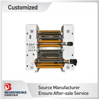 Machine de laminage compacte sans solvant pour pochettes en plastique avec système PLC