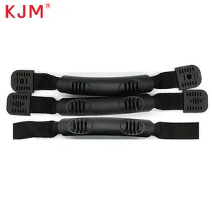 KJM Bag Accessories Eco-friendly Black PVC Rubber Plastic Top Carry Handle For Bag Hiking Travel Backpack