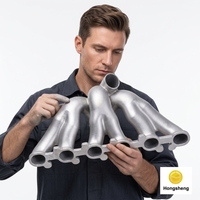 Fabrication sur mesure de tuyaux d'échappement en acier, usinage de précision, fonderie et usinage de métaux