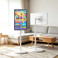 TV Interactiva con Pantalla Táctil Capacitiva de 32 Pulgadas, Android 13, Audio HiFi, Señalización Digital Portátil para Marketing en Interiores