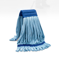 Tête de balai serpillère commerciale en microfibre pour nettoyage humide, tube en microfibre, pièces de rechange réutilisables pour balai serpillère