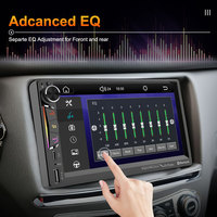 Autoradio Universal Linux 2 Din de 7 Pulgadas, Radio de Coche con Vídeo Estéreo, Carplay, Navegación GPS para Auto, Pantalla Táctil IPS
