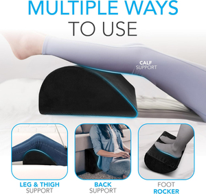 Reposapiés Ajustable <span class=keywords><strong>para</strong></span> Debajo del Escritorio con 2 Fundas Opcionales - Product Image 4