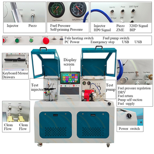 Outils de test de moteur automobile <span class=keywords><strong>CR</strong></span> IP800, équipement de test de pompe à injection diesel Common Rail pour la réparation et la calibration des injecteurs - Product Image 3